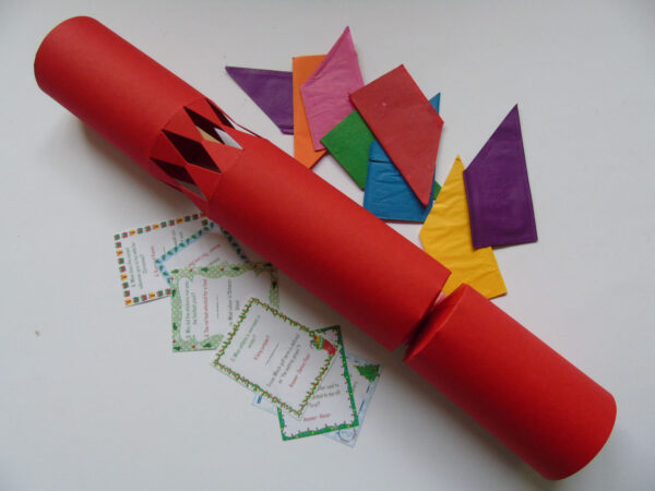 Eco Bright Red Christmas Crackers - Image 2