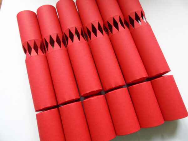 Eco Bright Red Christmas Crackers